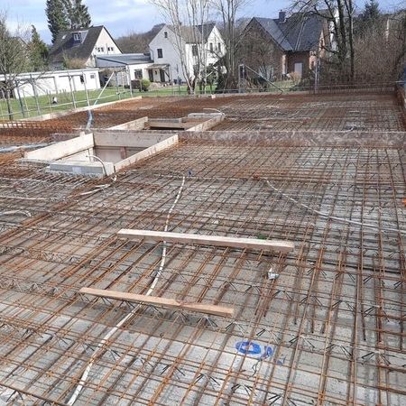 EG-Decke Haus 3+4 betonierfertig